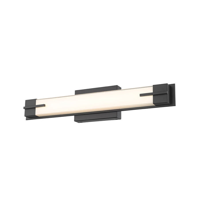 Z-Lite Chase Vanity Matte Black LED 1 Light 23 Inch 4100-23W-MB-LED | theLightShop