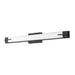 Z-Lite Chase Vanity Matte Black LED 1 Light 33 Inch 4100-33W-MB-LED | theLightShop