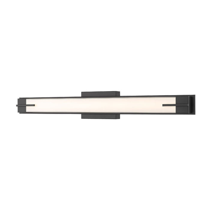 Z-Lite Chase Vanity Matte Black LED 1 Light 33 Inch 4100-33W-MB-LED | theLightShop