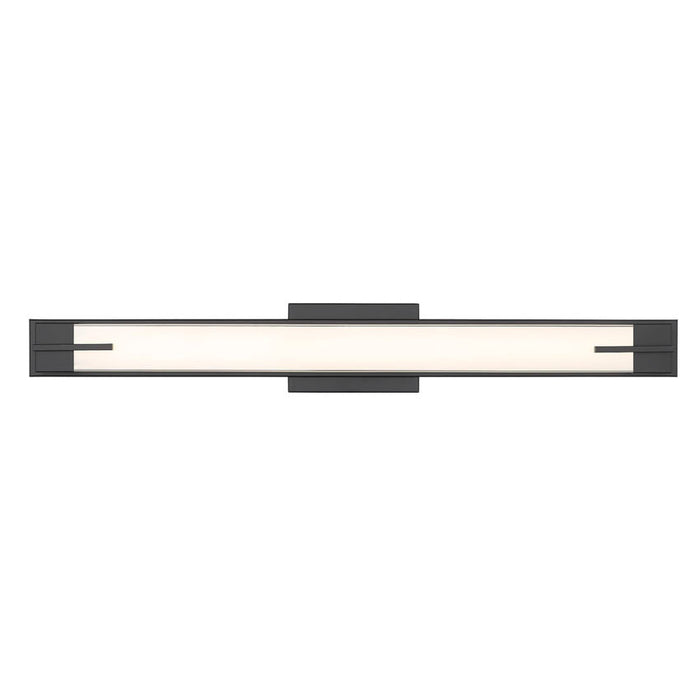 Z-Lite Chase Vanity Matte Black LED 1 Light 33 Inch 4100-33W-MB-LED | theLightShop