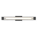Z-Lite Chase Vanity Matte Black LED 1 Light 33 Inch 4100-33W-MB-LED | theLightShop