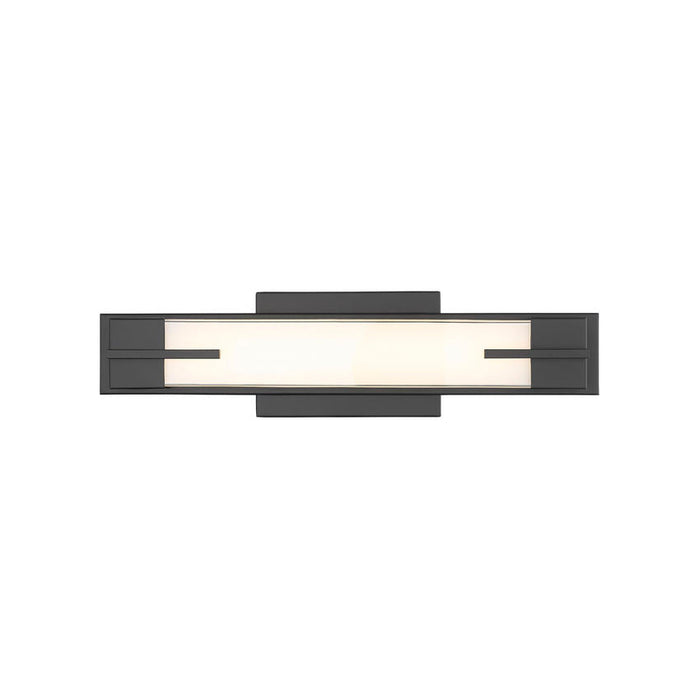 Z-Lite Chase Vanity Matte Black LED 1 Light 4100-18W-MB-LED | theLightShop