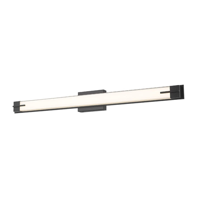 Z-Lite Chase Vanity Matte Black LED 1 Light 43 Inch 4100-43W-MB-LED | theLightShop