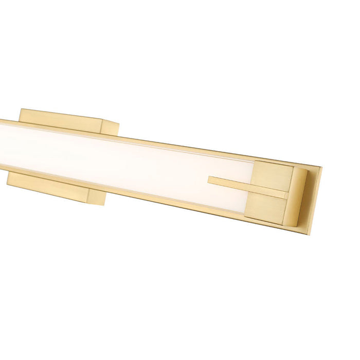 Z-Lite Chase Vanity Modern Gold LED 1 Light 33 Inch 4100-33W-MGLD-LED | theLightShop