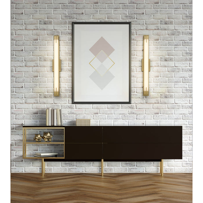 Z-Lite Chase Vanity Modern Gold LED 1 Light 33 Inch 4100-33W-MGLD-LED | theLightShop