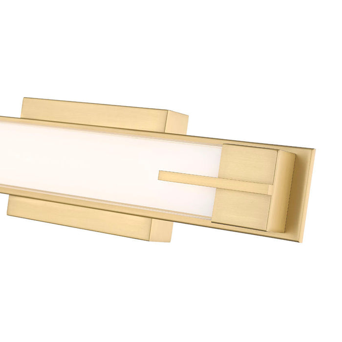 Z-Lite Chase Vanity Modern Gold LED 1 Light 4100-18W-MGLD-LED | theLightShop