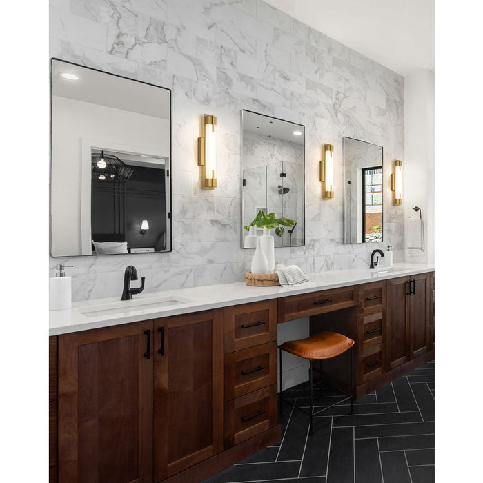 Z-Lite Chase Vanity Modern Gold LED 1 Light 4100-18W-MGLD-LED | theLightShop