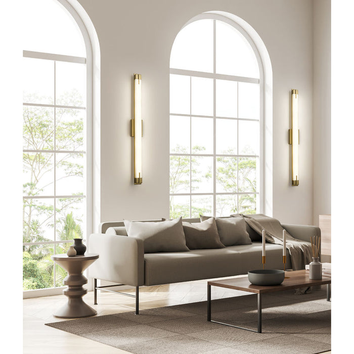 Z-Lite Chase Vanity Modern Gold LED 1 Light 43 Inch 4100-43W-MGLD-LED | theLightShop