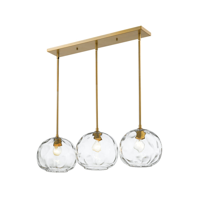 Z-Lite Chloe Olde Brass Island-Billiard 490P10-3L-OBR | theLightShop