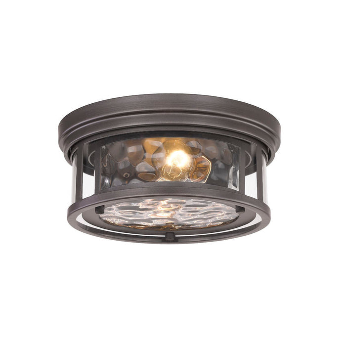 Z-Lite Clarion Bronze 2 Light Flushmount 493F2-BRZ | theLightShop
