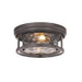 Z-Lite Clarion Bronze 2 Light Flushmount 493F2-BRZ | theLightShop