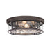 Z-Lite Clarion Bronze 4 Light Flushmount 493F4-BRZ | theLightShop