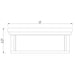 Z-Lite Clarion Matte Black 3 Light Flushmount 493F3-MB | theLightShop