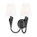 Z-Lite Claudelle 2 Light Wall Sconce - Matte Black
