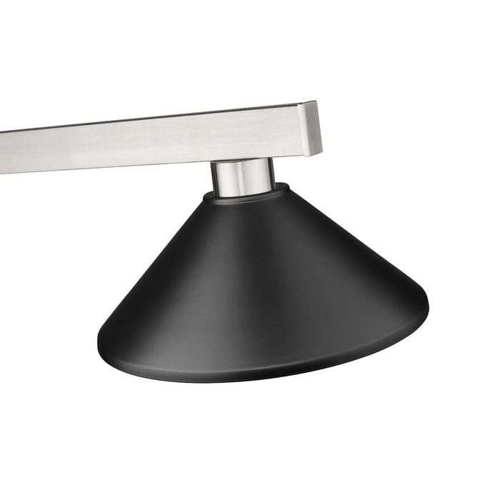 Z-Lite Cobalt Brushed Nickel 3 Light Billiard Light 152BN-MMB | theLightShop