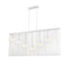 Z-Lite Contour White Island-Billiard 801-7L-WH | theLightShop