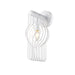 Z-Lite Contour White Wall Sconce 801-1S-WH | theLightShop