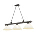 Z-Lite Cordon Bronze 3 Light Billiard 2306-3BRZ-AMO14 | theLightShop