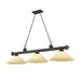 Z-Lite Cordon Bronze 3 Light Billiard 2306-3BRZ-GM16 | theLightShop