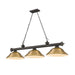 Z-Lite Cordon Bronze 3 Light Billiard 2306-3BRZ-SRB | theLightShop