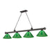 Z-Lite Cordon Bronze 4 Light Billiard 2306-4BRZ-PGR | theLightShop