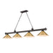 Z-Lite Cordon Bronze 4 Light Billiard 2306-4BRZ-RB15 | theLightShop