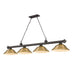 Z-Lite Cordon Bronze 4 Light Billiard 2306-4BRZ-SRB | theLightShop