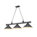 Z-Lite Cordon Bronze Plated 3 Light Billiard 2306-3BP-BP15 | theLightShop