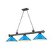 Z-Lite Cordon Bronze Plated 3 Light Billiard 2306-3BP-MEB | theLightShop