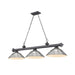 Z-Lite Cordon Bronze Plated 3 Light Billiard 2306-3BP-SBN | theLightShop