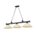 Z-Lite Cordon Bronze Plated 3 Light Billiard 2306-3BP-WM16 | theLightShop