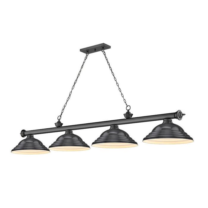 Z-Lite Cordon Bronze Plated 4 Light Billiard 2306-4BP-SBP | theLightShop