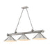 Z-Lite Cordon Brushed Nickel 3 Light Billiard 2306-3BN-BN15 | theLightShop