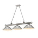 Z-Lite Cordon Brushed Nickel 3 Light Billiard 2306-3BN-SBN | theLightShop
