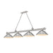 Z-Lite Cordon Brushed Nickel 4 Light Billiard 2306-4BN-SBN | theLightShop