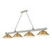 Z-Lite Cordon Brushed Nickel 4 Light Billiard 2306-4BN-SRB | theLightShop