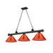 Z-Lite Cordon Matte Black 3 Light Billiard 2306-3MB-ARBG | theLightShop