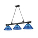 Z-Lite Cordon Matte Black 3 Light Billiard 2306-3MB-ARDB | theLightShop