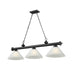 Z-Lite Cordon Matte Black 3 Light Billiard 2306-3MB-AWL14 | theLightShop