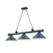 Z-Lite Cordon Matte Black 3 Light Billiard 2306-3MB-MNB | theLightShop