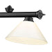 Z-Lite Cordon Matte Black 3 Light Billiard 2306-3MB-PWH | theLightShop