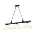 Z-Lite Cordon Matte Black 3 Light Billiard 2306-3MB-PWH | theLightShop