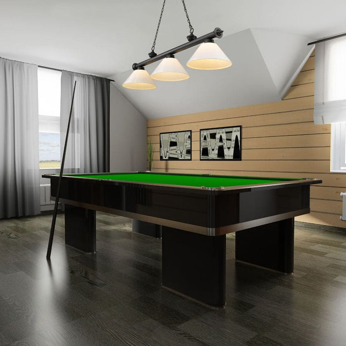 Z-Lite Cordon Matte Black 3 Light Billiard 2306-3MB-PWH | theLightShop