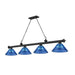 Z-Lite Cordon Matte Black 4 Light Billiard 2306-4MB-ARDB | theLightShop