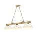 Z-Lite Cordon Rubbed Brass 3 Light Billiard 2306-3RB-DMO14 | theLightShop