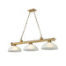 Z-Lite Cordon Rubbed Brass 3 Light Billiard 2306-3RB-DWL14 | theLightShop