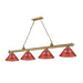 Z-Lite Cordon Rubbed Brass 4 Light Billiard 2306-4RB-PRD | theLightShop