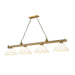 Z-Lite Cordon Rubbed Brass 4 Light Billiard 2306-4RB-PWH | theLightShop