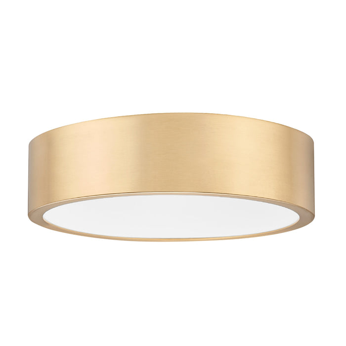 Z-Lite Coronado 1 Light LED 16’’ Flushmount - Modern Gold
