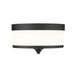 Z-Lite Cosmopolitan Matte Black Flushmount 307F-MB | theLightShop